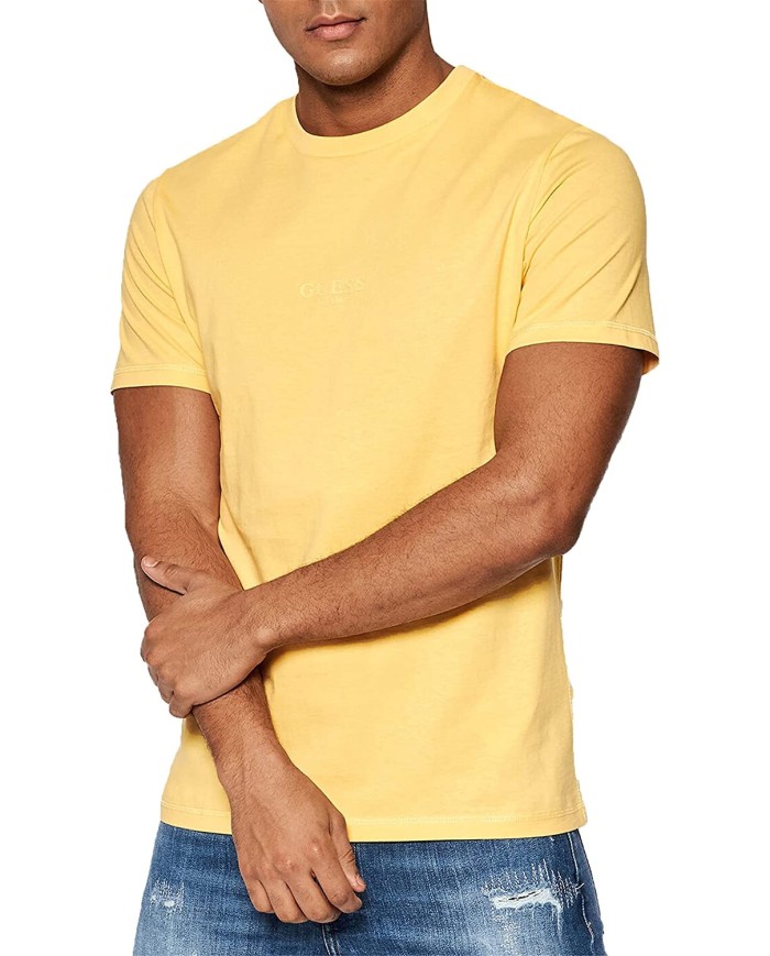 Camiseta Guess Basica blanca para hombre-a