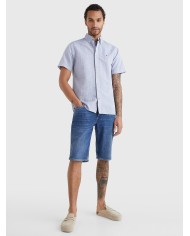 Tommy Hilfiger camisa fake solid stripesMW0MW23146