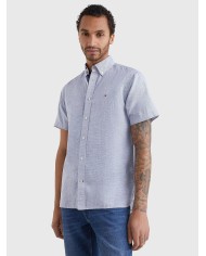 Tommy Hilfiger camisa fake solid stripesMW0MW23146