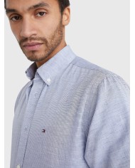 Tommy Hilfiger camisa fake solid stripesMW0MW23146