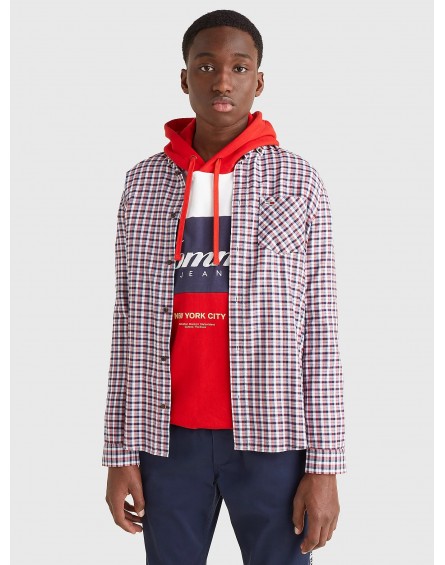 Tommy Jeans Camisa TJM Essential Check Shirt