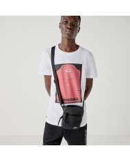 Lacoste bandolera plana pequeña LCST en lona revestida NH3307LV