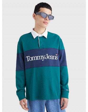 Tommy Jeans Polo TJM RLXD Serif Linear Rugby