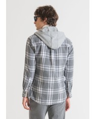 Antony Morato Camisa regular fit en algodón puro en cuadros