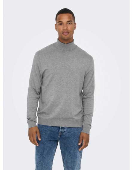 Only&Sons Onswyler Life Reg Roll Neck Knit Noos