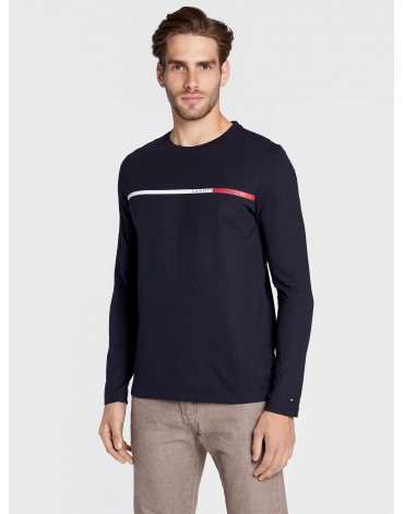 Tommy Hilfiger Camiseta Two Tone Chest Stripe LS Tee