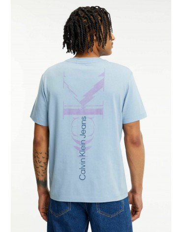 Calvin Klein Camiseta Glitched Monologo Back Tee