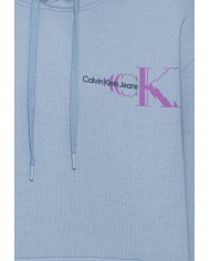 Calvin Klein Sudadera capucha Glitched Monogolo Back Hoodie