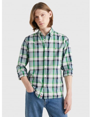 Tommy Hilfiger Camisa Natural Soft Tartan RF Shirt
