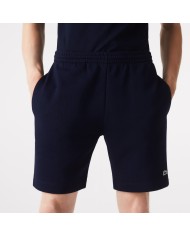 Lacoste Pantalón chándal corto en felpa de algodón ecológico cepillado