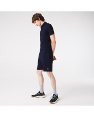 Lacoste Pantalón chándal corto en felpa de algodón ecológico cepillado