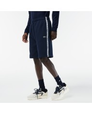 Lacosto Pantalón chándal corto en franela de algodón