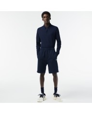 Lacosto Pantalón chándal corto en franela de algodón