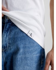 Calvin Klein Camiseta Logo Tab Racer Back Tank Top