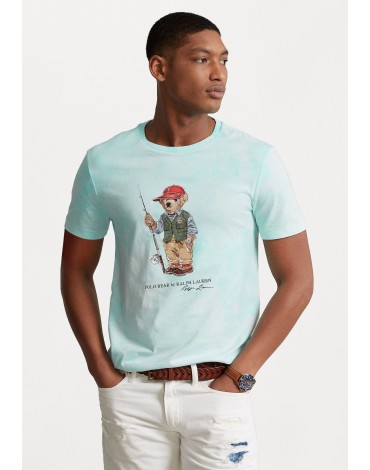 Ralph Lauren Camiseta tie-dye con Polo Bear