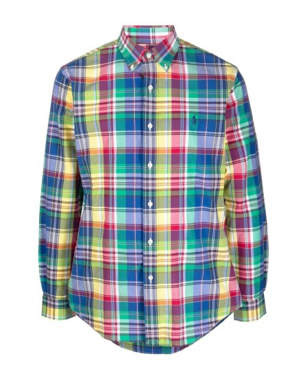 Ralph Lauren Camisa Custom Fit de popelina elástica 710865770021