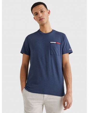 Tommy Jeans Camiseta TJM Essential Flag Pocket DM0DM13063