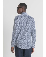 Antony Morato Camisa Slim Fit de Algodón «SOFT-TOUCH» con microestampado floral integral