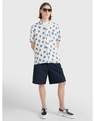 Tommy Hilfiger Camisa Mono Flower RF Shirt S/S
