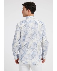 Guess Camisa LS Collins AOP Shirt
