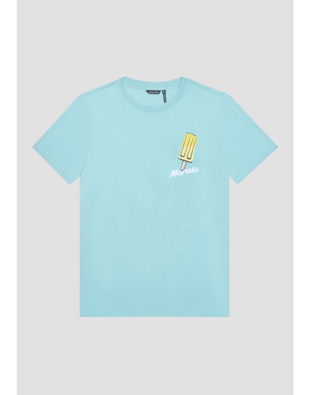 Antony Morato Camiseta Regular Fit puro algodón con estampado de helado