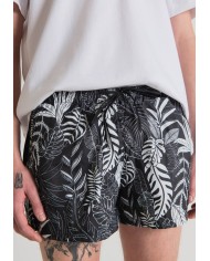 Antony Morato Bañador Regular Fit de Tejido Técnico con estampado tropical