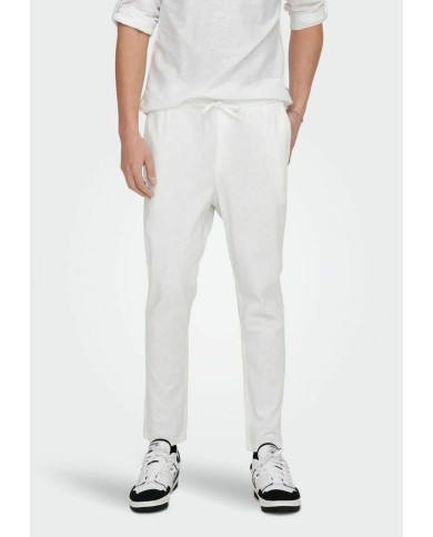 Only&Sons Pantalón Lino ONSLINUS CROP 0007 COT LIN PNT NOOS 22024966