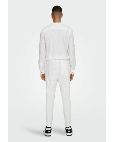 Only&Sons Pantalón Lino ONSLINUS CROP 0007 COT LIN PNT NOOS 22024966