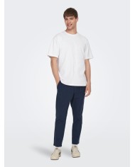 Only&Sons Pantalón Lino ONSLINUS CROP 0007 COT LIN PNT NOOS 22024966