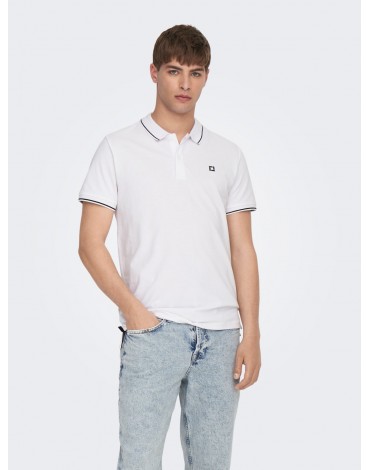Only&Sons Polo  ONSFLETCERNS SLIM SS POLO NOOS