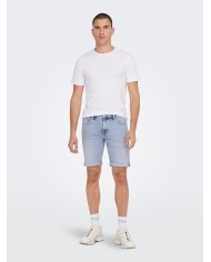 Only&Sons Pantalón vaquero corto Onsply Light Blue 5189 Shorts NOOS  22025189