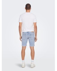 Only&Sons Pantalón vaquero corto Onsply Light Blue 5189 Shorts NOOS  22025189