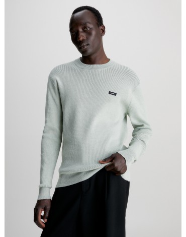 Calvin Klein Jersey Two Tone Texture Sweater