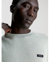 Calvin Klein Jersey Two Tone Texture Sweater