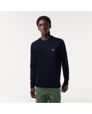 Lacoste Jersey en algodón ecológico con cuello redondo