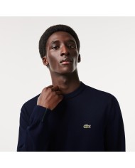 Lacoste Jersey en algodón ecológico con cuello redondo