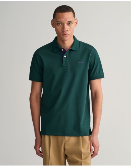 Gant Polo Reg Contrast Pique SS Rugger