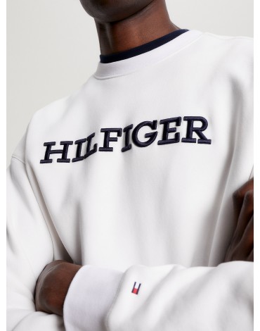 Tommy Hilfiger - Sudadera de cuello redondo para mujer Reg Corp