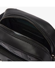 Lacoste Bandolera pequeña con monograma estampado