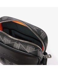 Lacoste Bolso Bandolera vertical The Blend con monograma estampado