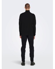 Only&Sons Jersey Onsphil Reg 12 Struc Roll Neck Hnit NOOS