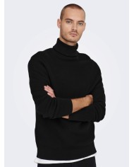 Only&Sons Jersey Onsphil Reg 12 Struc Roll Neck Hnit NOOS