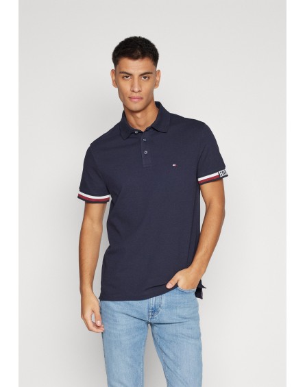 Tommy Hilfiger Polo Monotype Flag Cuff Slim Fit