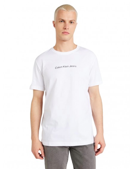 Calvin Klein Camiseta Mirroed Ck Logo Tee