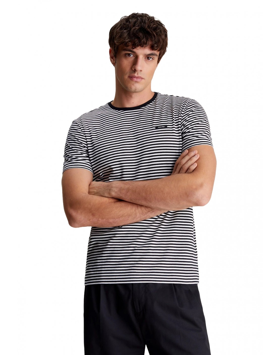 Calvin Klein Camiseta Cotton Stripe T-Shirt