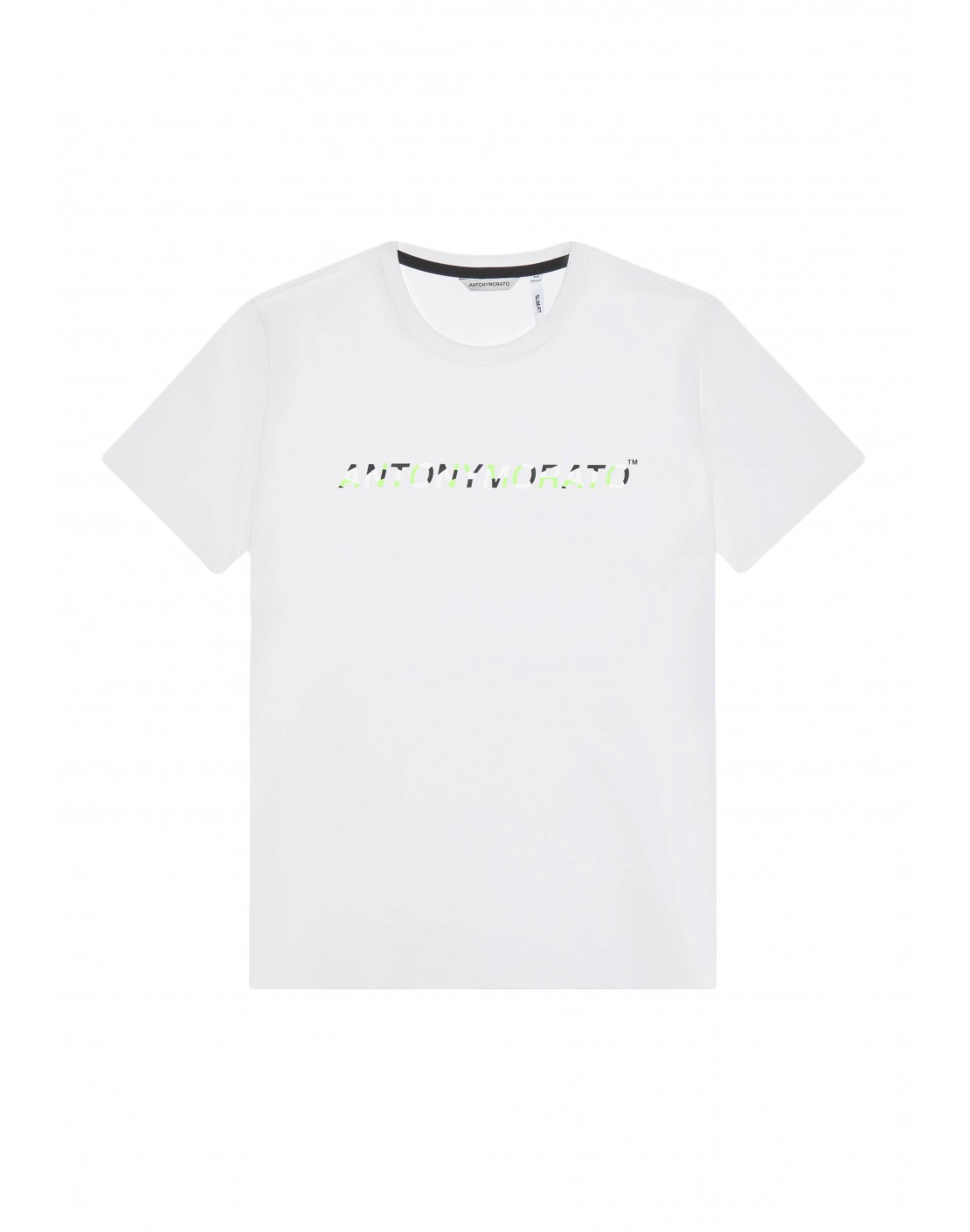 Antony Morato Camiseta Camuflaje Rubber Injection Logo Print