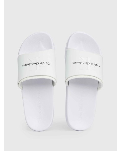 Calvin Klein Chanclas Slide Rubber Neopreno Monologo