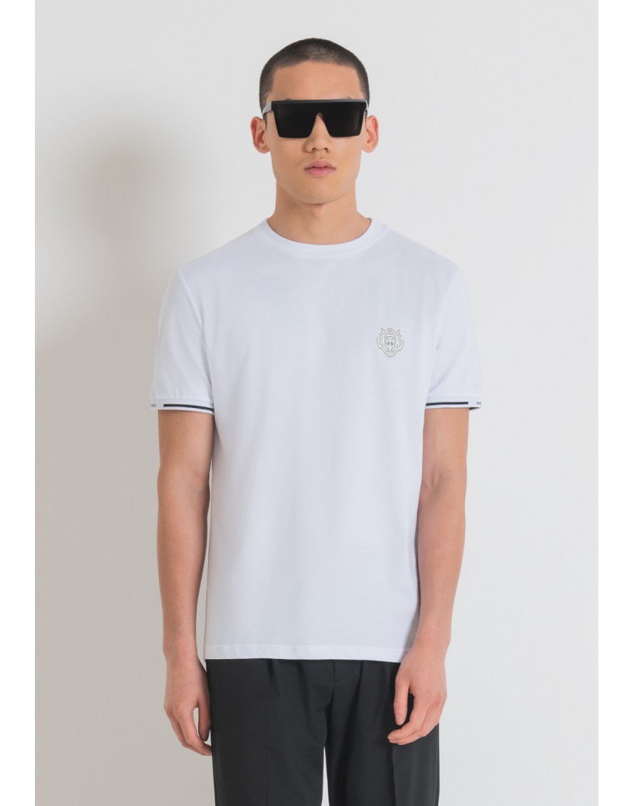 Antony Morato Camiseta Slim Fit de algodón con estampado de tigre