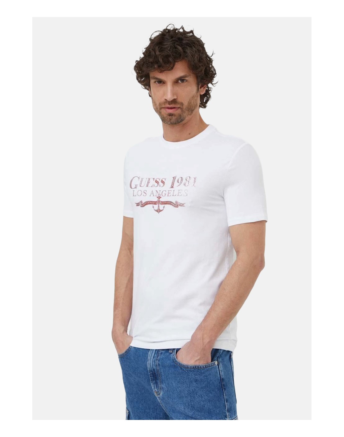 Guess Camiseta SS CN Guess 1981 Triangle Tee