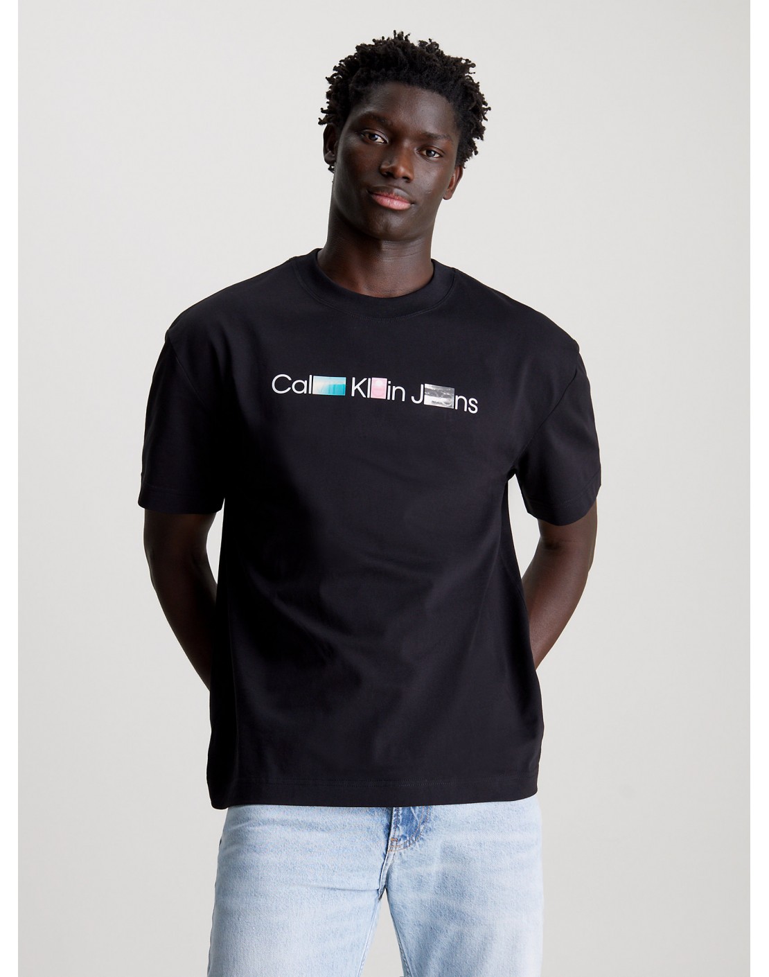 Calvin Klein Camiseta Photoprint Institutional Logo Tee
